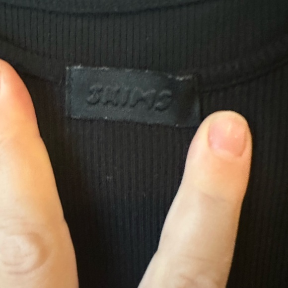 SKIMS Soft Lounge Long Slip Dress In Onyx Size Medium - Picture 5 of 5